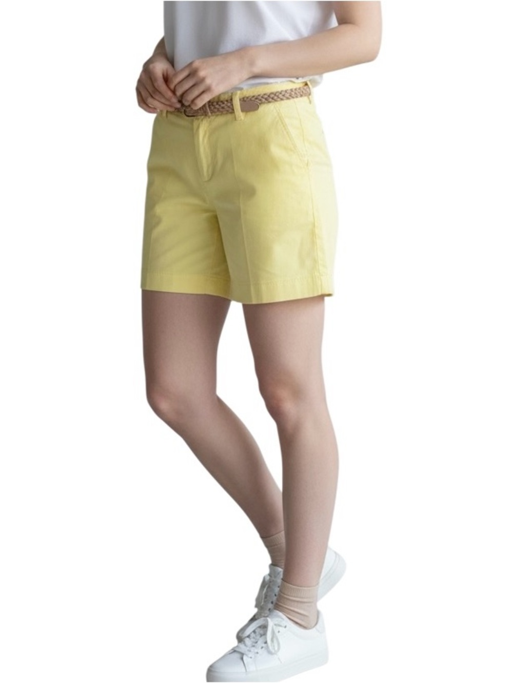 Charter Club Women’s Golf Shorts‎ Butter Yellow 10.5” inseam Size 14 Preppy